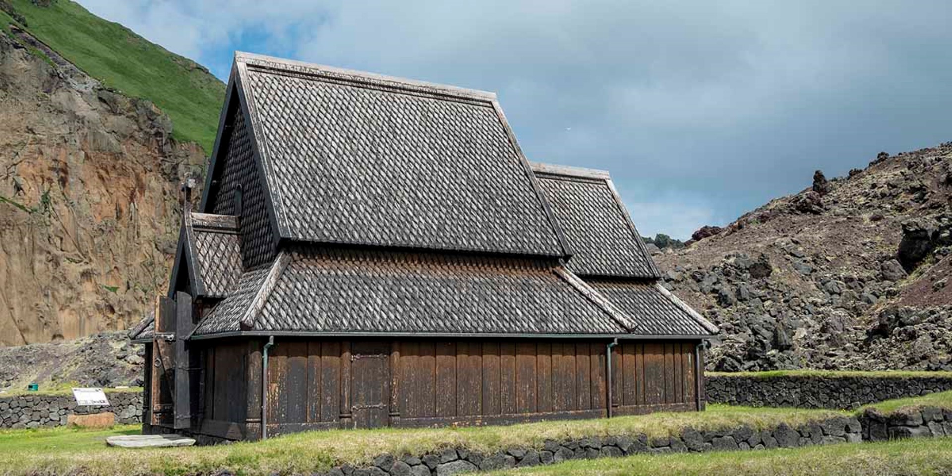 Iceland`s Pompeii - Heimaey - Full Day  A visit to Heimaey stave church, Iceland  Photo: Andrea Klaussner
