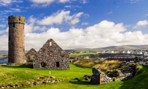 Wander Viking-era castles on the Isle of Man.
